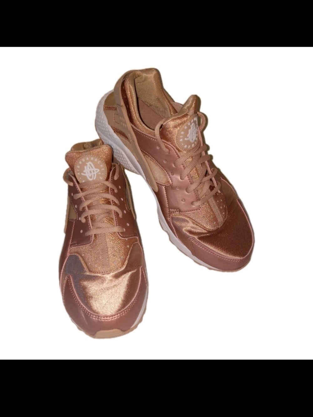 Nike Air Haurache Rose Gold Sneakers 10